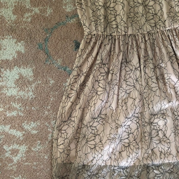 Pink lace dress midi Zara - Picture 3 of 3